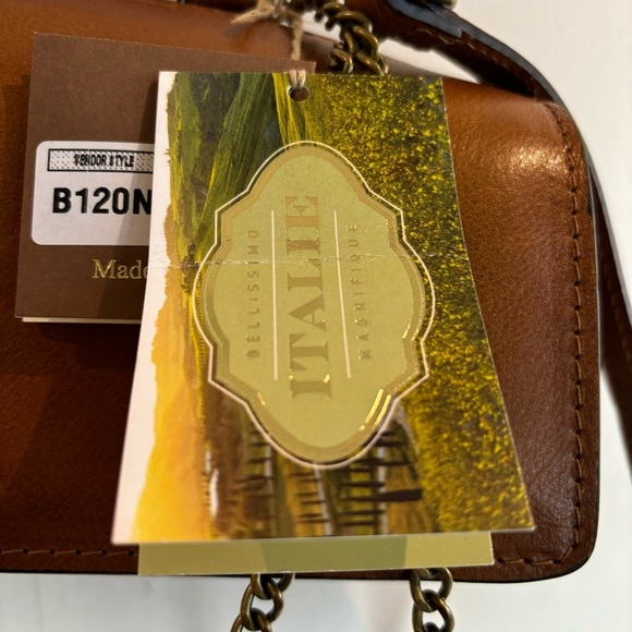 PRATESI Brunelleschi Lady Bruce Leather Doctor Style Handbag NEW with Dust Bag - Picture 11 of 16